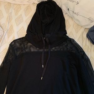 Stylish mesh sweatshirt